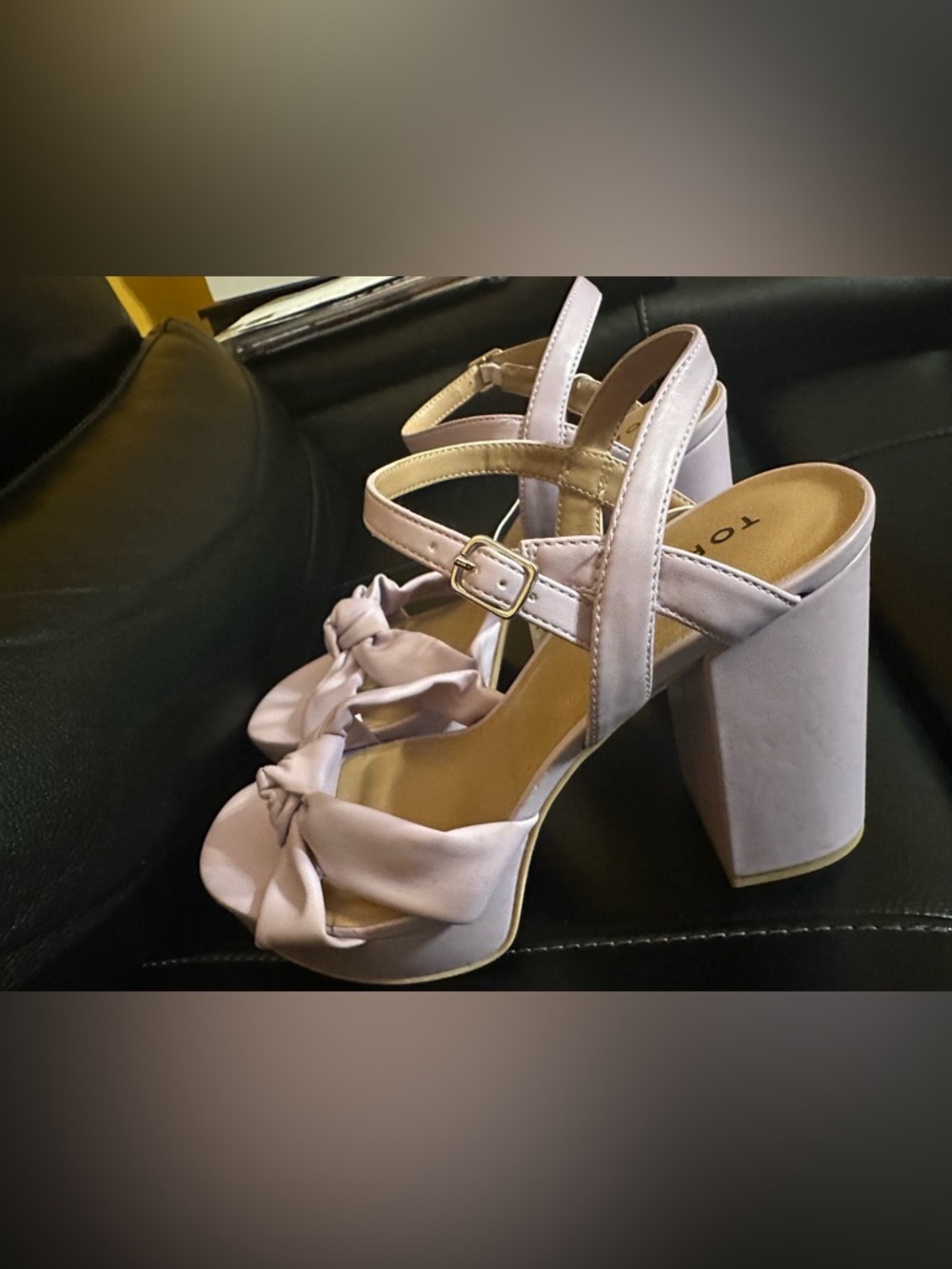 Torrid Size 11 Women's Lavender Knot Platform Block Heels